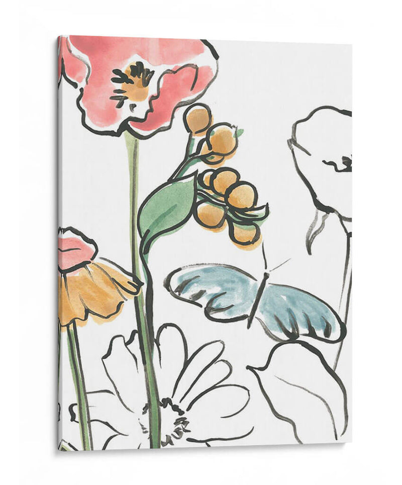 Boho Florals V - June Erica Vess | Cuadro decorativo de Canvas Lab