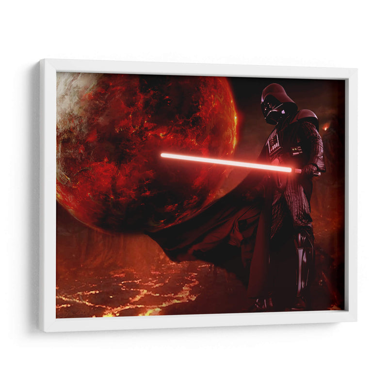Darth Vader red | Cuadro decorativo de Canvas Lab
