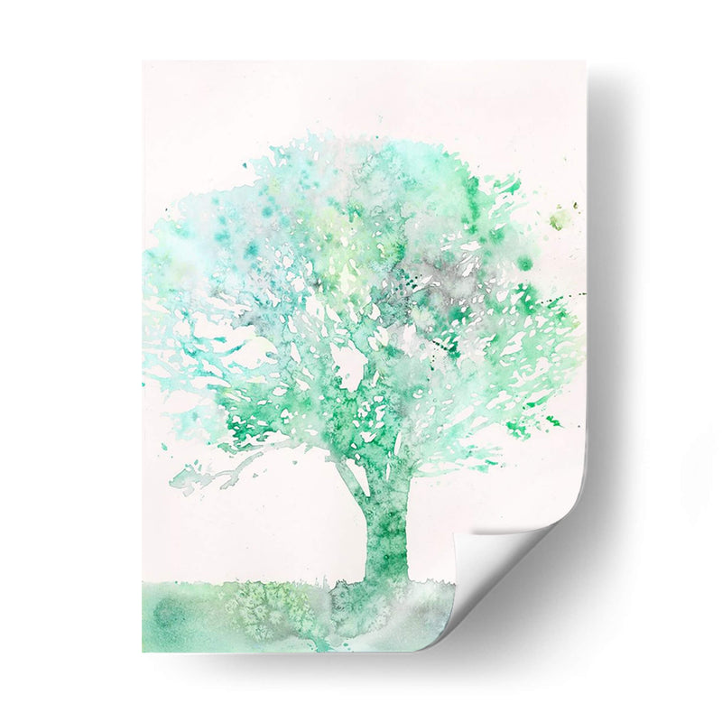 Aquamarine Tree Ii - Megan Meagher | Cuadro decorativo de Canvas Lab