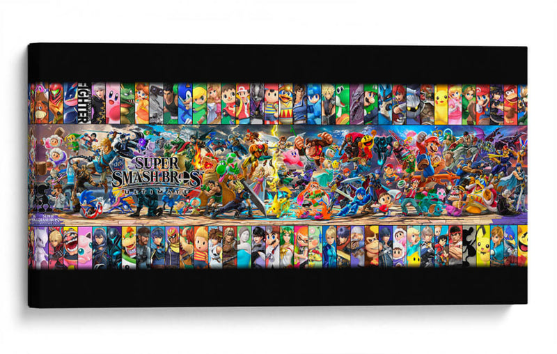 Full Super smash bros Ultimate | Cuadro decorativo de Canvas Lab