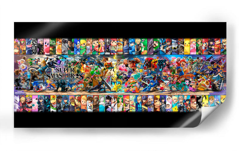 Full Super smash bros Ultimate | Cuadro decorativo de Canvas Lab