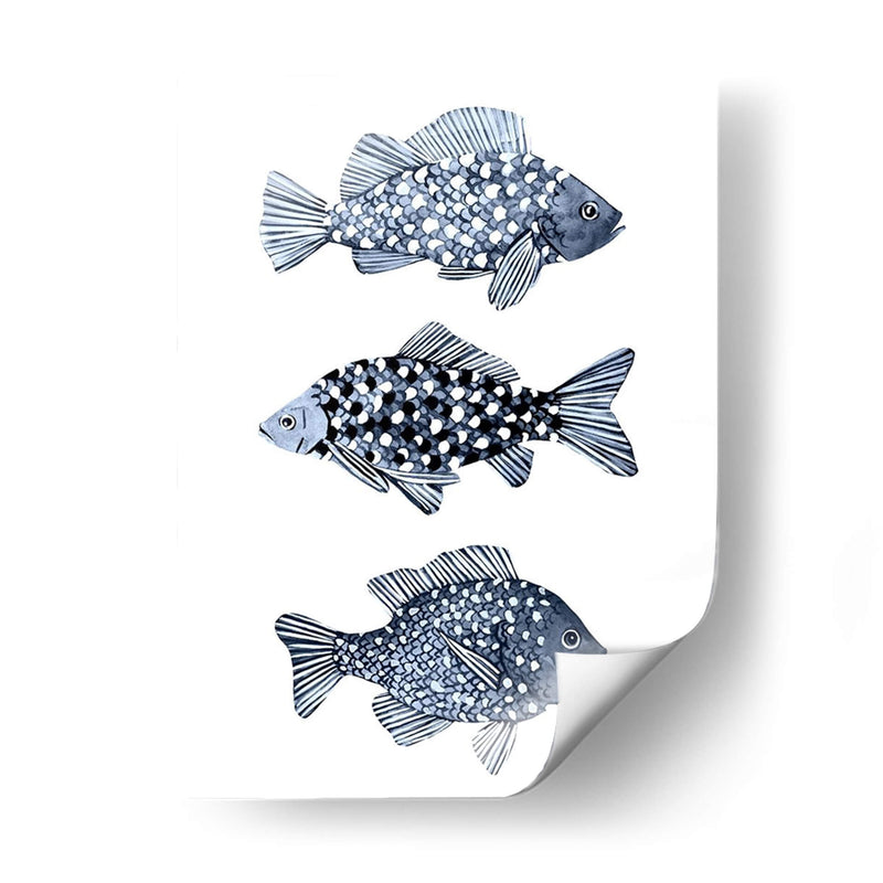 Pescado Azul I - Emma Scarvey | Cuadro decorativo de Canvas Lab