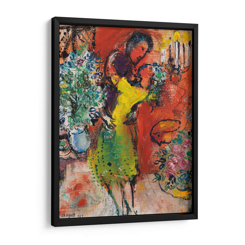 Couplé au chandelier - Marc Chagall | Cuadro decorativo de Canvas Lab
