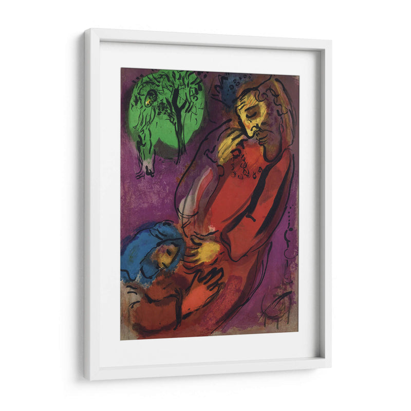 David y Absalón - Marc Chagall | Cuadro decorativo de Canvas Lab