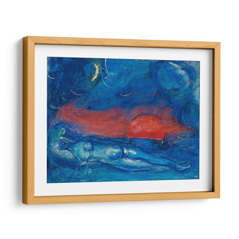 Desnudo en Dramont - Marc Chagall | Cuadro decorativo de Canvas Lab