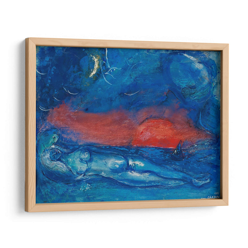 Desnudo en Dramont - Marc Chagall | Cuadro decorativo de Canvas Lab