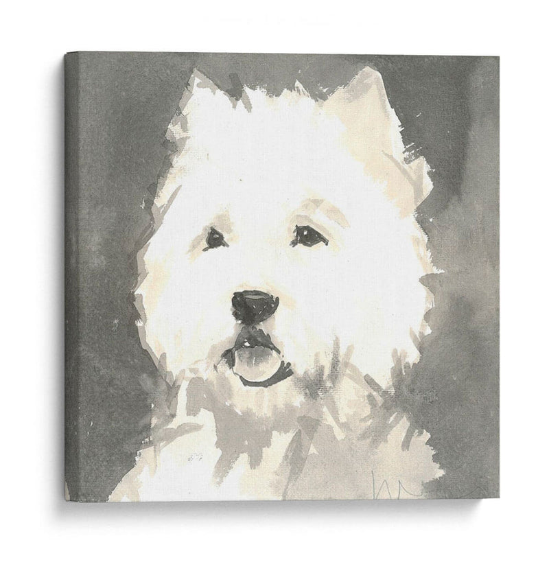 Sepia Modern Dog X - Nick Dautlich | Cuadro decorativo de Canvas Lab