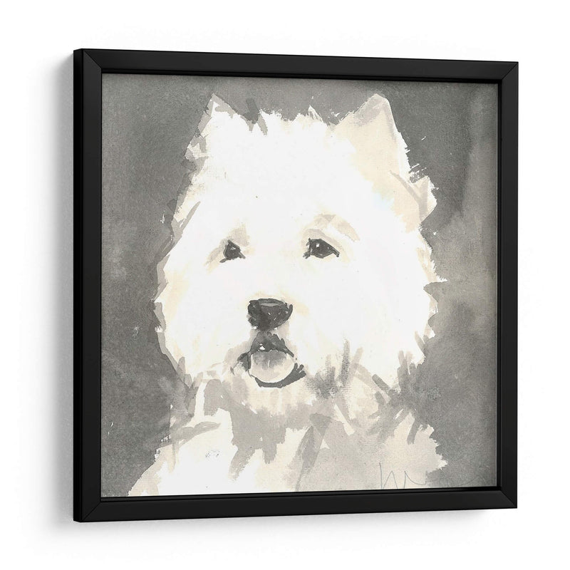 Sepia Modern Dog X - Nick Dautlich | Cuadro decorativo de Canvas Lab