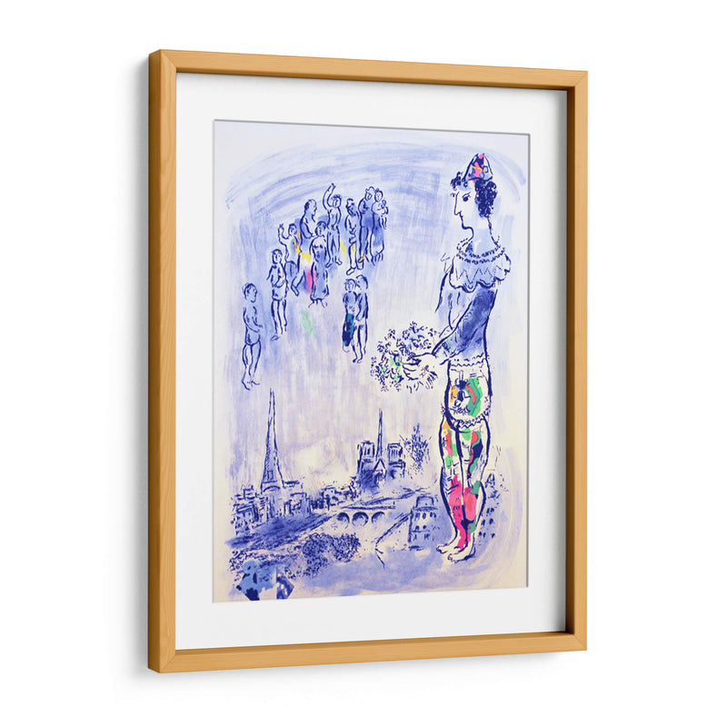 El mago de París - Marc Chagall | Cuadro decorativo de Canvas Lab
