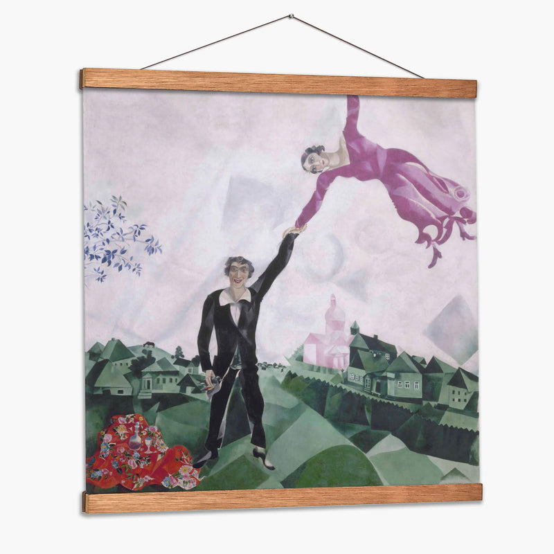 El paseo - Marc Chagall | Cuadro decorativo de Canvas Lab