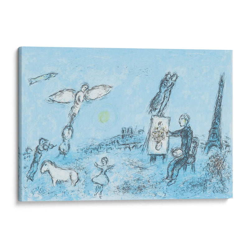 El pintor y su doble - Marc Chagall | Cuadro decorativo de Canvas Lab