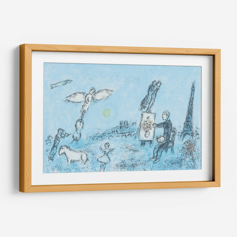 El pintor y su doble - Marc Chagall | Cuadro decorativo de Canvas Lab