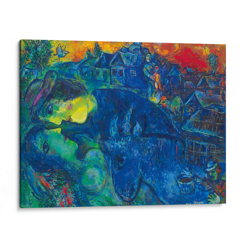 El pueblo azul - Marc Chagall | Cuadro decorativo de Canvas Lab