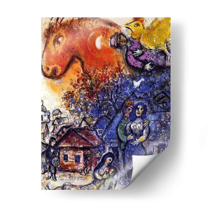 La alegría del pueblo - Marc Chagall | Cuadro decorativo de Canvas Lab
