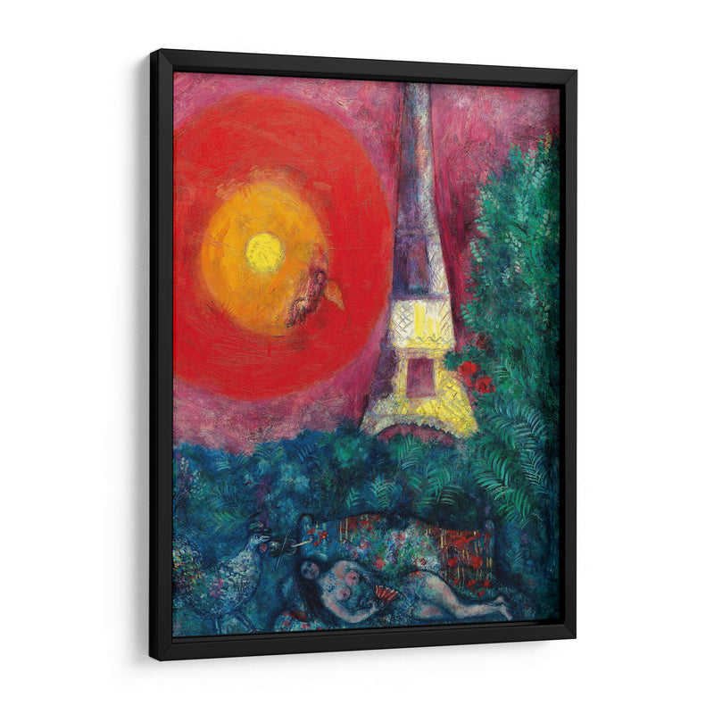 La Torre Eiffel - Marc Chagall | Cuadro decorativo de Canvas Lab