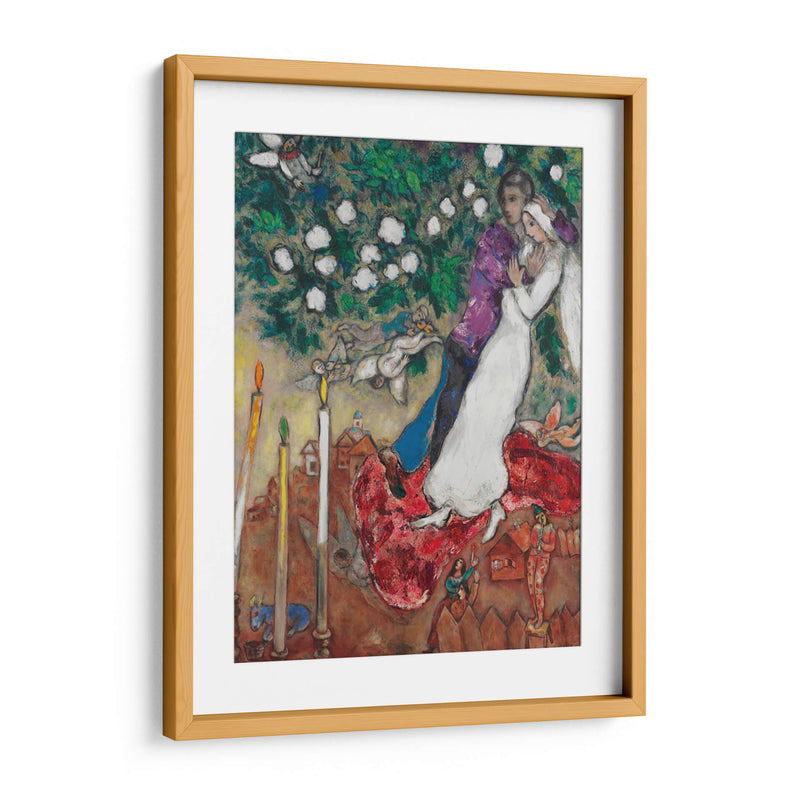 Las tres velas - Marc Chagall | Cuadro decorativo de Canvas Lab