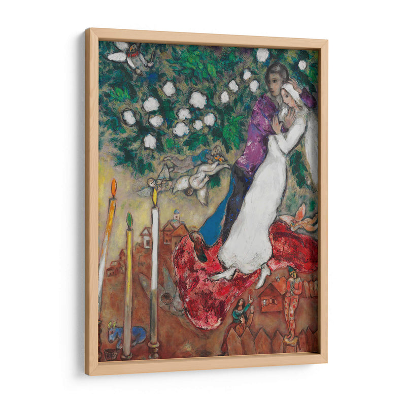 Las tres velas - Marc Chagall | Cuadro decorativo de Canvas Lab