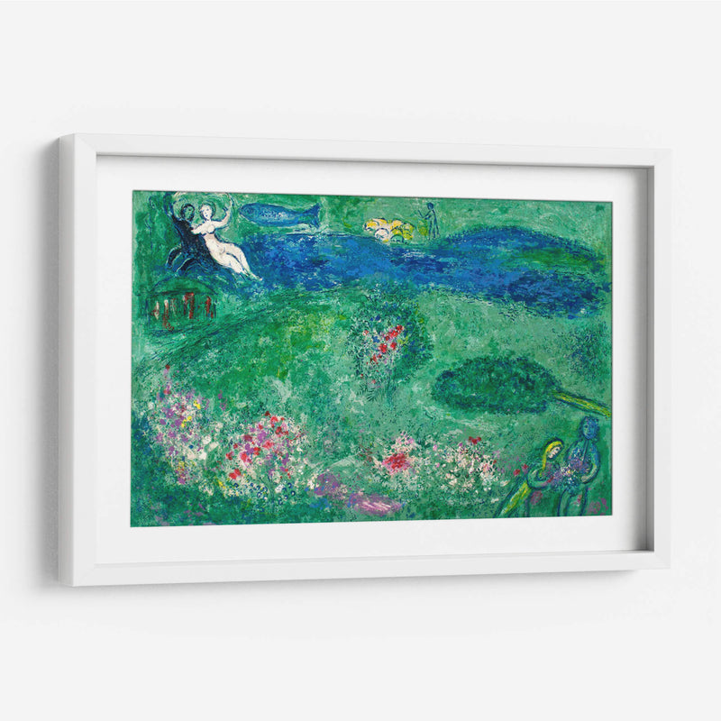El huerto de Dafnis y Cloé - Marc Chagall | Cuadro decorativo de Canvas Lab