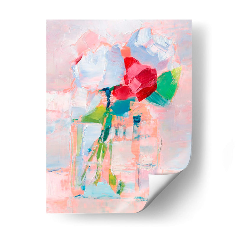 Flores Abstractas En Jarrón I - Ethan Harper | Cuadro decorativo de Canvas Lab
