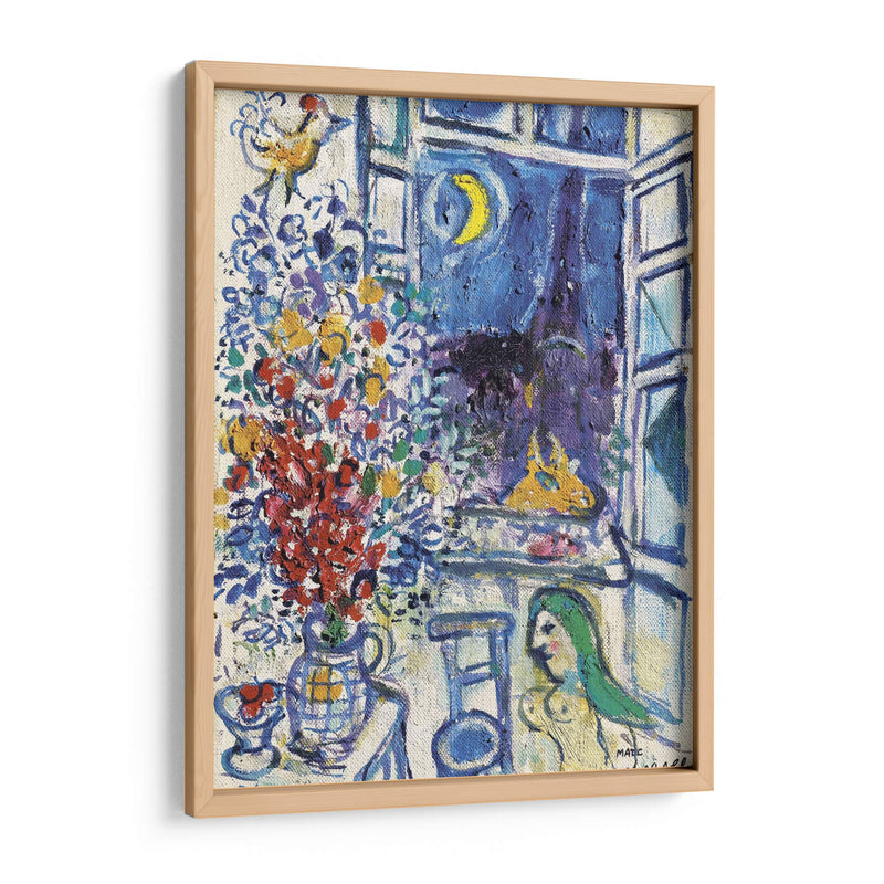Ventana abierta en París - Marc Chagall | Cuadro decorativo de Canvas Lab