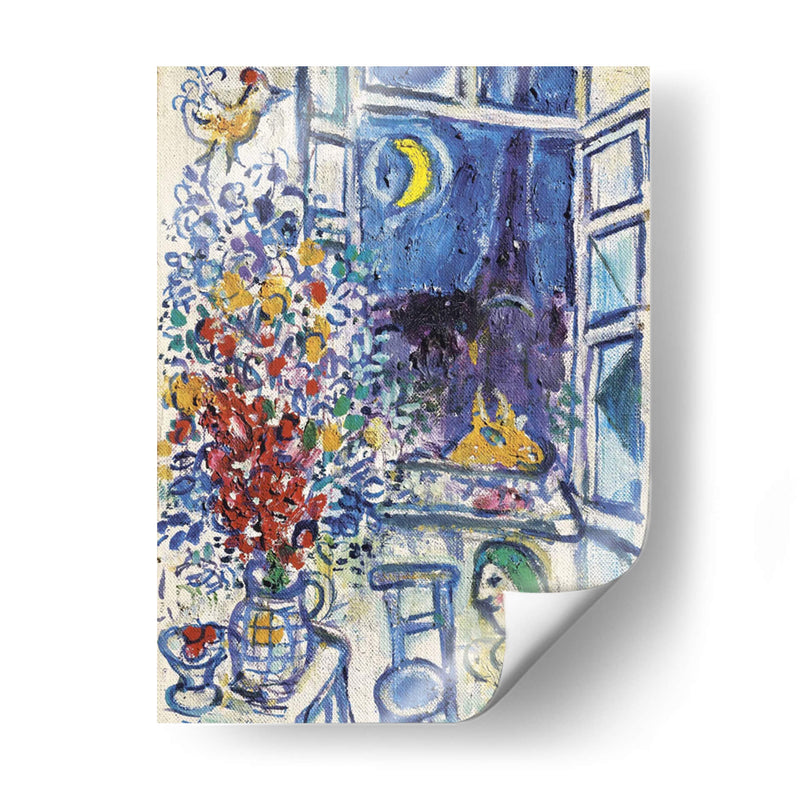 Ventana abierta en París - Marc Chagall | Cuadro decorativo de Canvas Lab