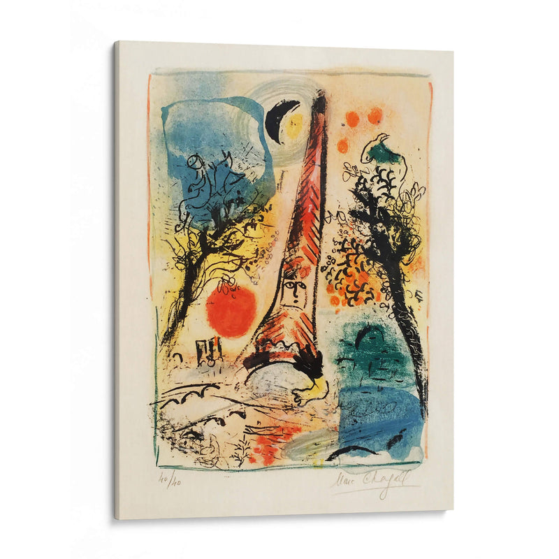 Visión de París - Marc Chagall | Cuadro decorativo de Canvas Lab