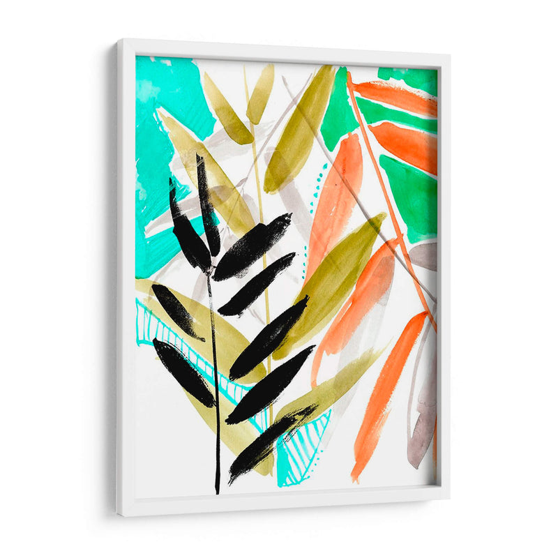 Frondas Vívidas Ii - Jennifer Goldberger | Cuadro decorativo de Canvas Lab