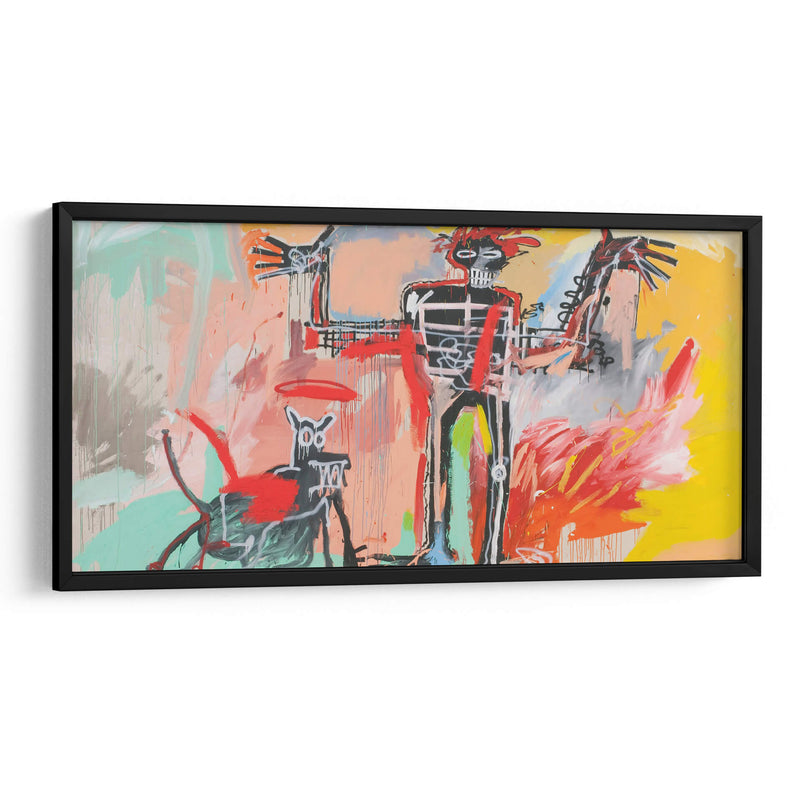 Boy and Dog in a Johnnypump - Jean-Michel Basquiat | Cuadro decorativo de Canvas Lab