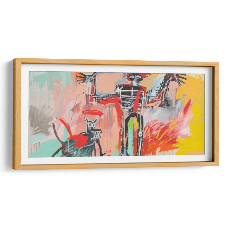 Boy and Dog in a Johnnypump - Jean-Michel Basquiat | Cuadro decorativo de Canvas Lab