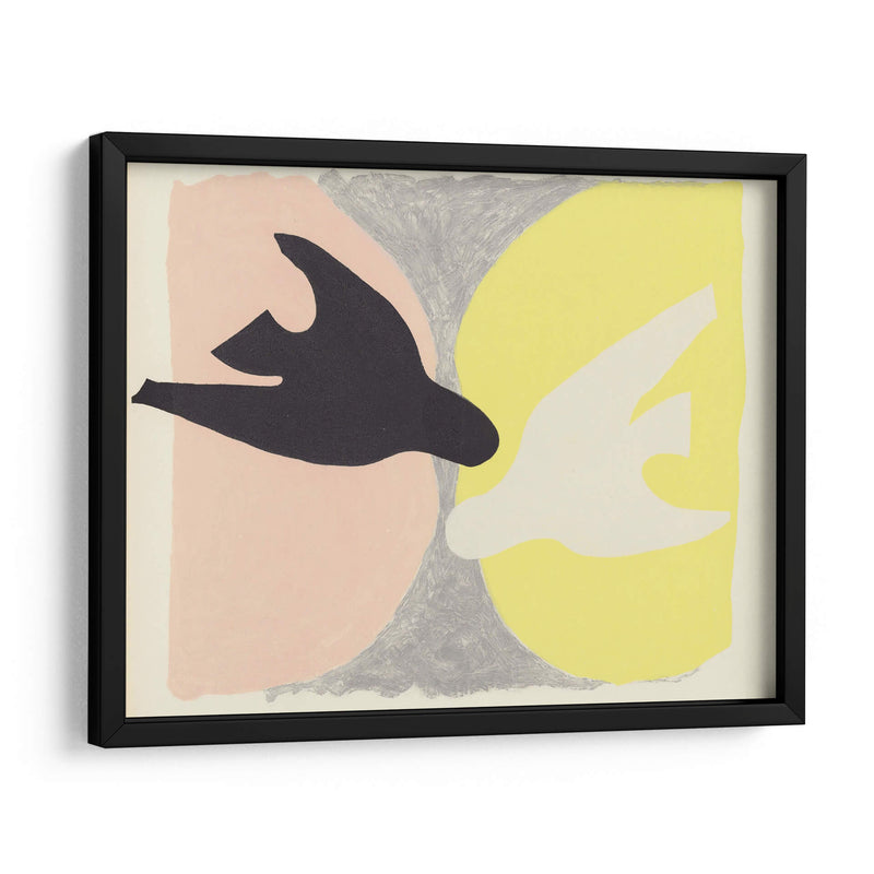 El pájaro negro y el pájaro blanco - Georges Braque | Cuadro decorativo de Canvas Lab