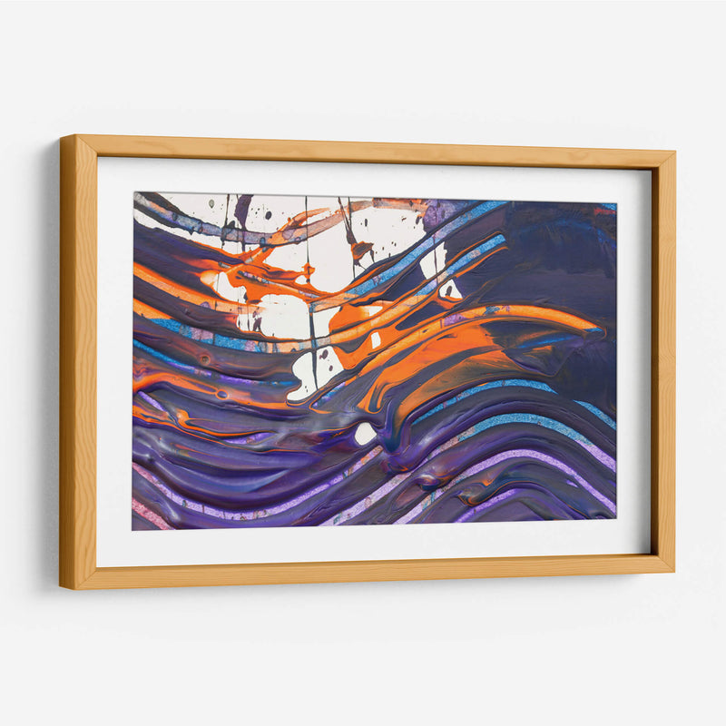 La ola morada | Cuadro decorativo de Canvas Lab