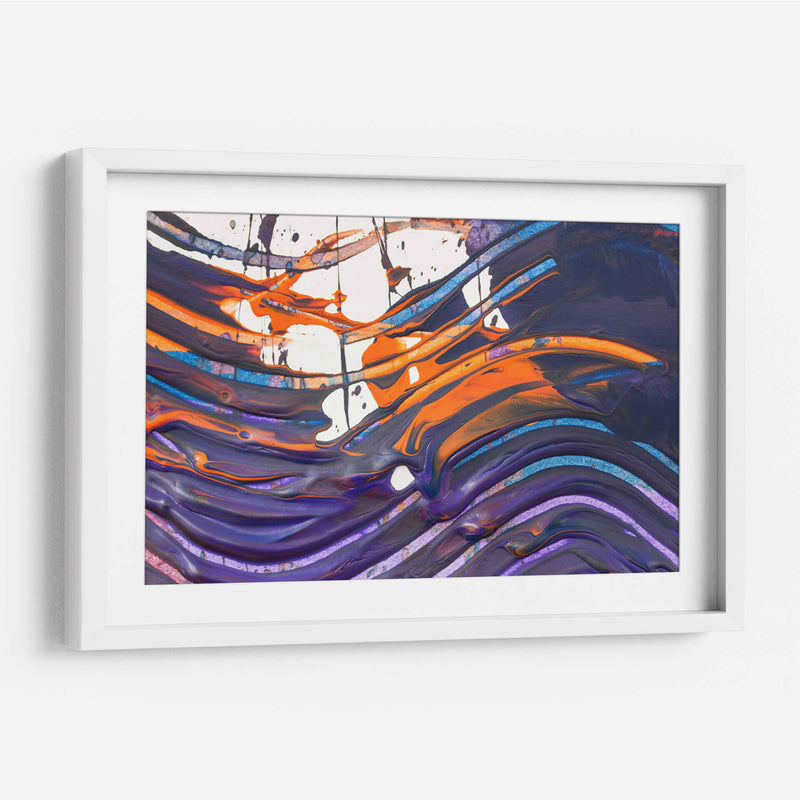 La ola morada | Cuadro decorativo de Canvas Lab