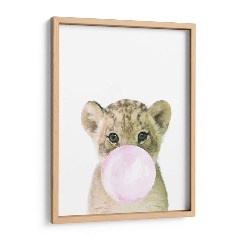 Lion Bubble Gum | Cuadro decorativo de Canvas Lab