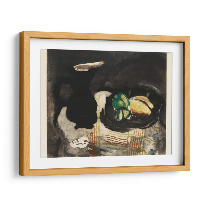 Jarra negra y cítricos - Georges Braque | Cuadro decorativo de Canvas Lab