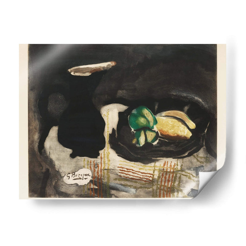 Jarra negra y cítricos - Georges Braque | Cuadro decorativo de Canvas Lab