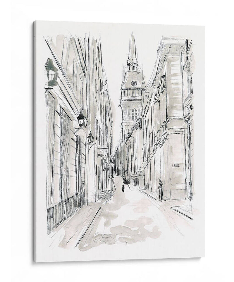 Sketch Iii De La Ciudad Europea - June Erica Vess | Cuadro decorativo de Canvas Lab