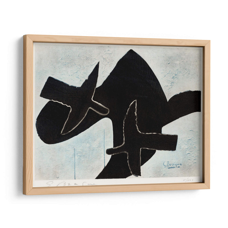 Las aves negras - Georges Braque | Cuadro decorativo de Canvas Lab