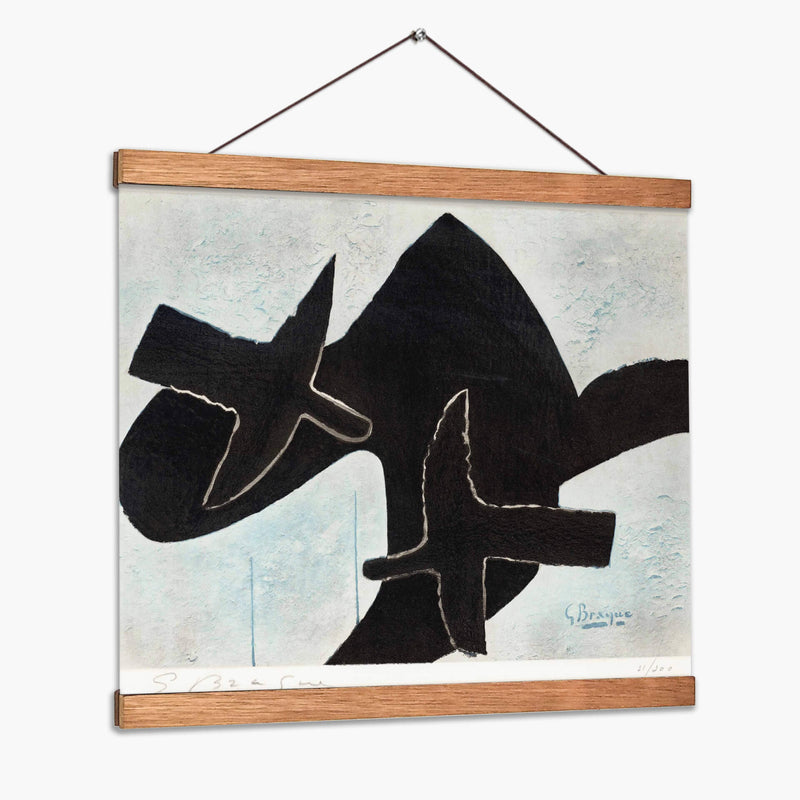 Las aves negras - Georges Braque | Cuadro decorativo de Canvas Lab