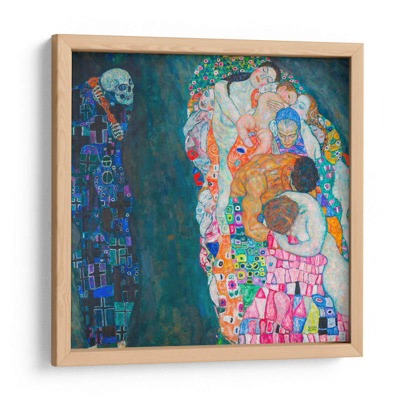 Muerte y vida - Gustav Klimt | Cuadro decorativo de Canvas Lab