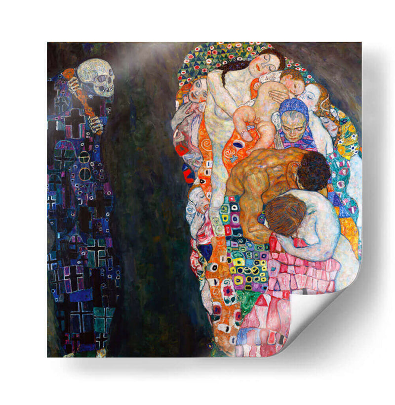 Muerte y vida - Gustav Klimt | Cuadro decorativo de Canvas Lab
