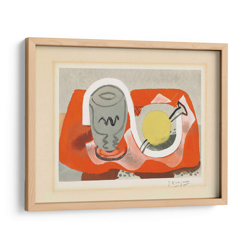 Naturaleza muerta con limón - Georges Braque | Cuadro decorativo de Canvas Lab