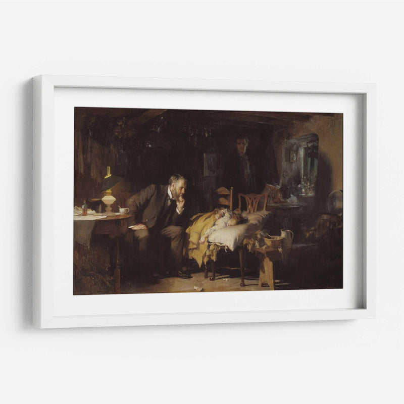 The Doctor - Luke Fildes | Cuadro decorativo de Canvas Lab