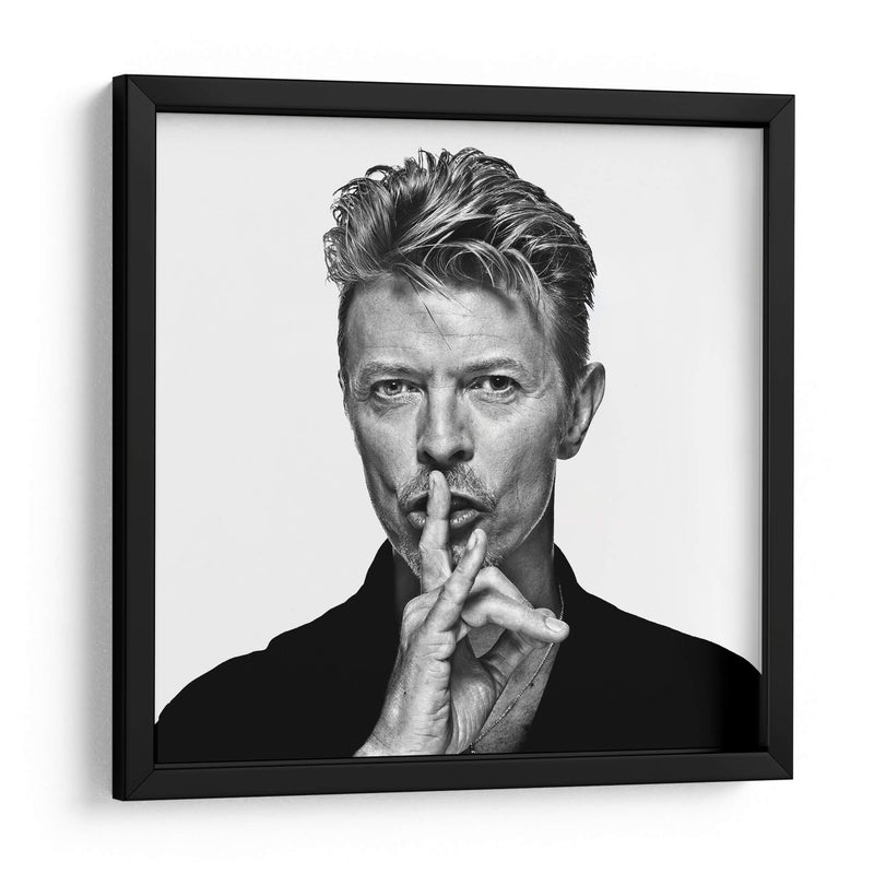 David Bowie shhh | Cuadro decorativo de Canvas Lab