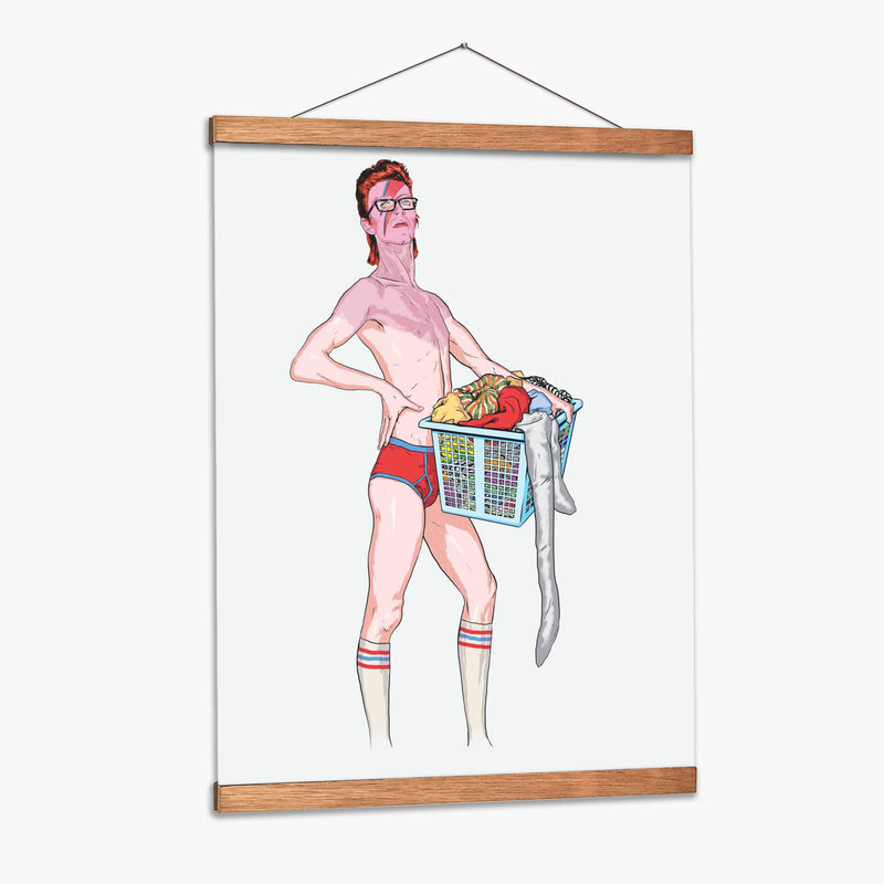 La ropa sucia de Bowie | Cuadro decorativo de Canvas Lab
