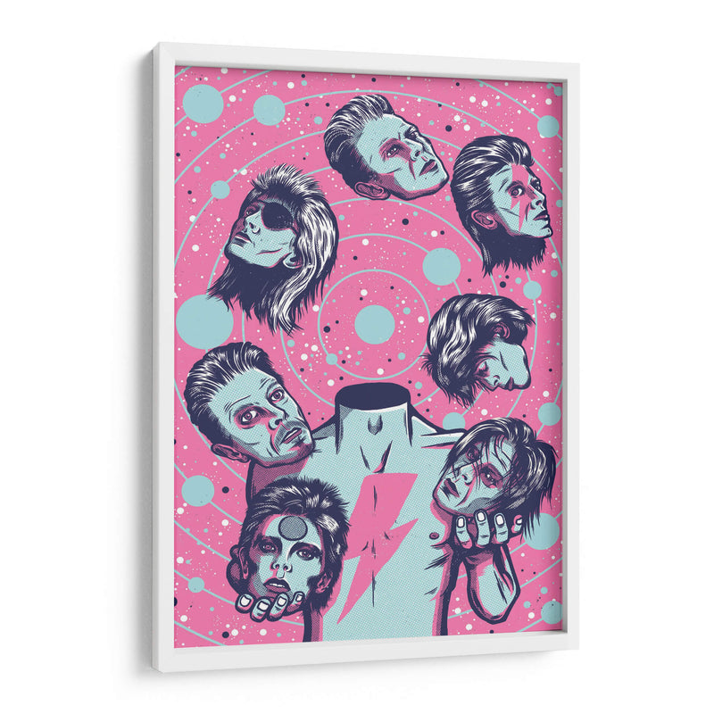 Las caras de Bowie | Cuadro decorativo de Canvas Lab