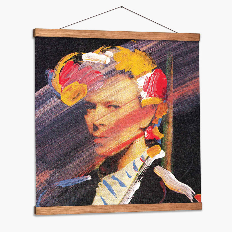 Pincelazos de Bowie | Cuadro decorativo de Canvas Lab