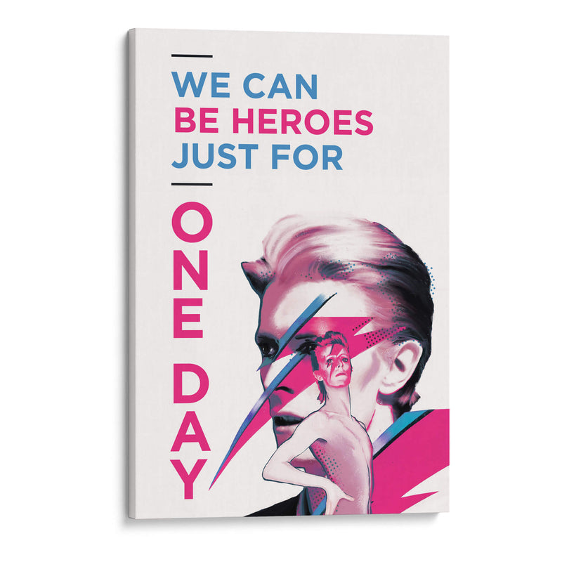 We can be heroes | Cuadro decorativo de Canvas Lab