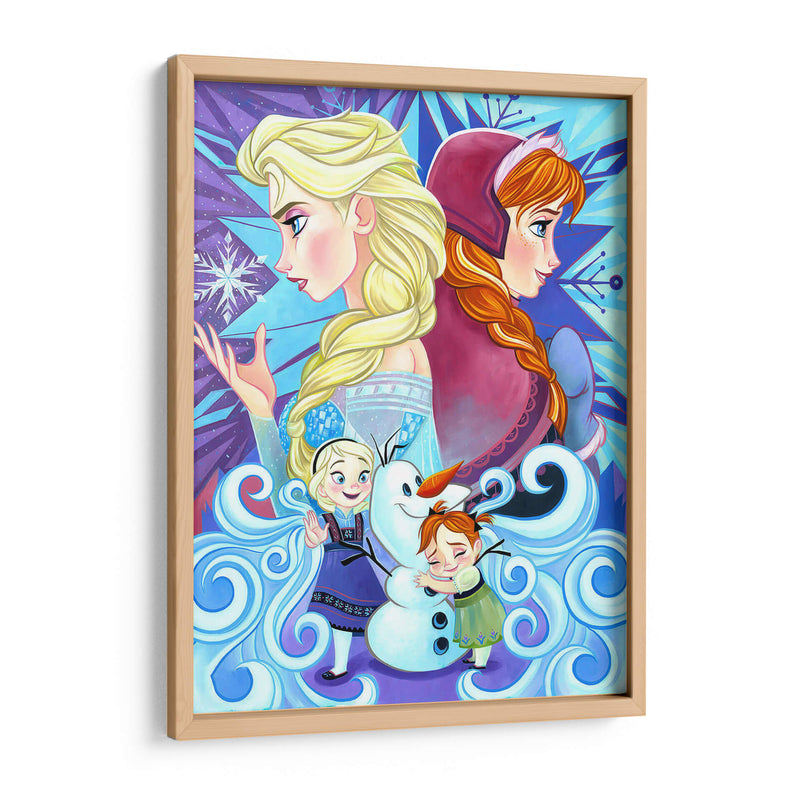 Hermanas Frozen | Cuadro decorativo de Canvas Lab