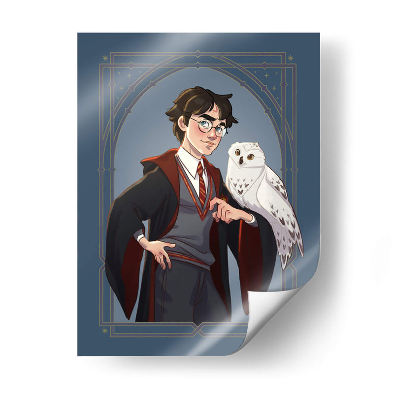 Ilustración de Harry Potter | Cuadro decorativo de Canvas Lab
