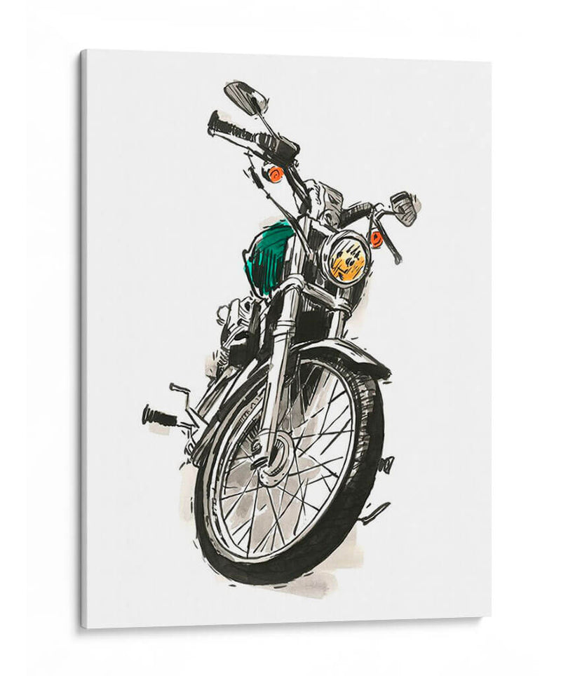 Motocicletas En Tinta I - Jacob Green | Cuadro decorativo de Canvas Lab